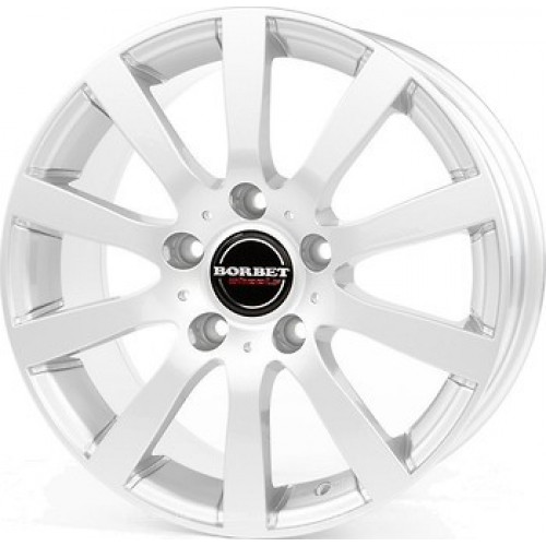 Borbet C2C W8 R18 PCD5x108 ET40 DIA63.4 brilliant silver